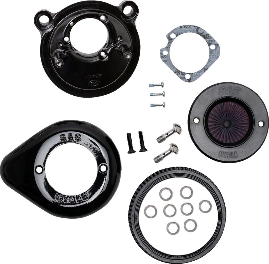 S&S CYCLE Air Stinger Stealth Air Cleaner Kit - Black 170-0726A — image 1