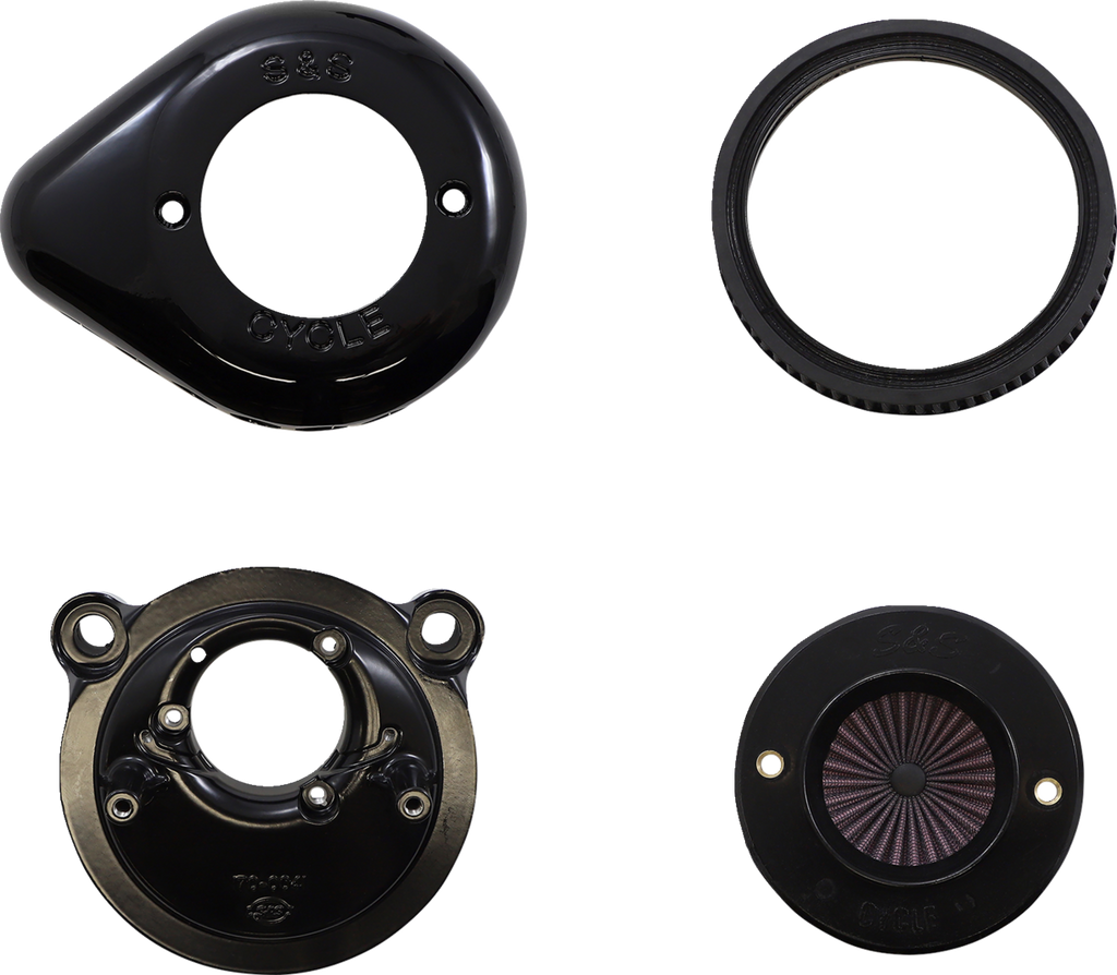 S&S CYCLE Air Stinger Stealth Air Cleaner Kit - Black 170-0726A — image 3