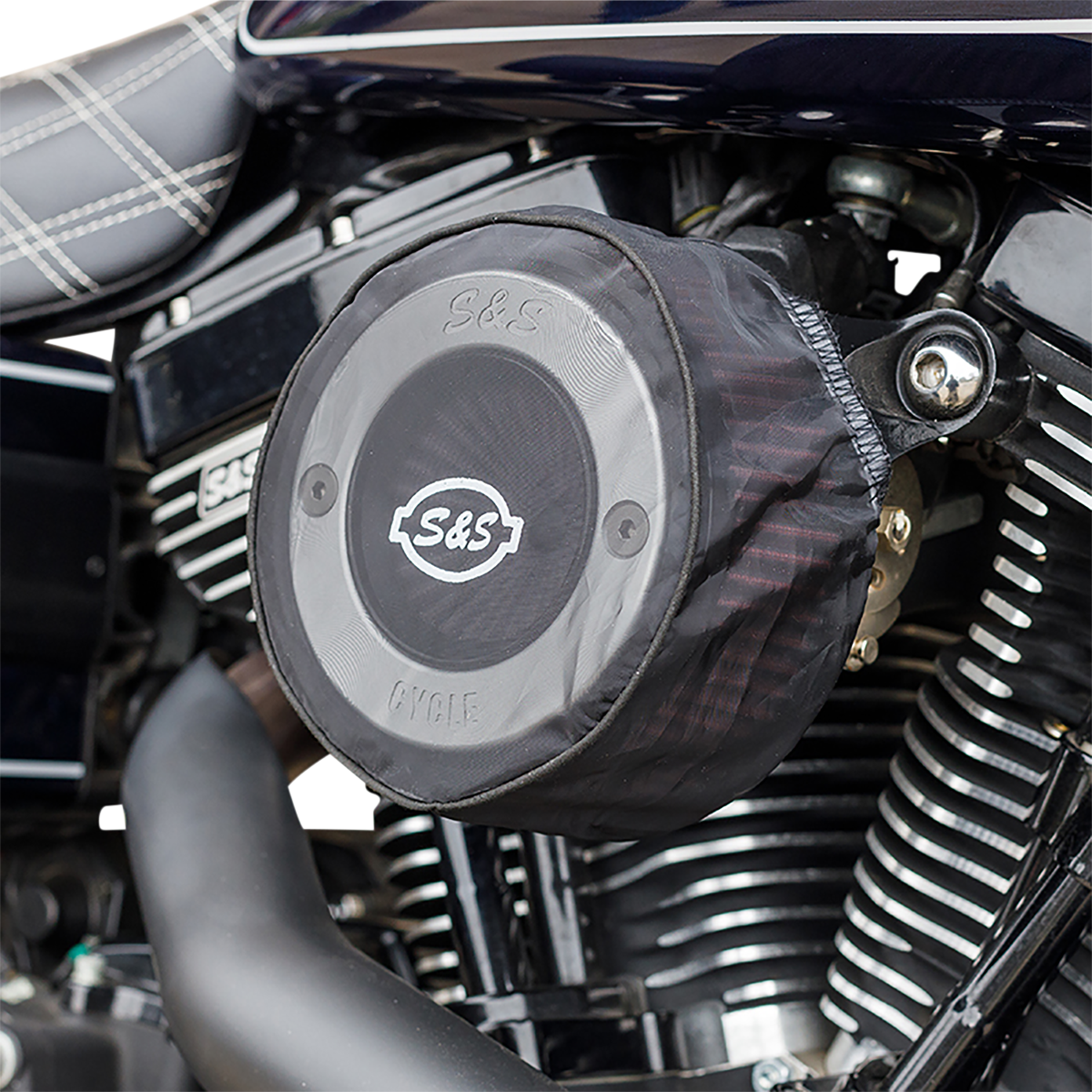 S&S CYCLE Air Filter Pre-Filter - Air Stinger™ - Round 170-0748 — image 1