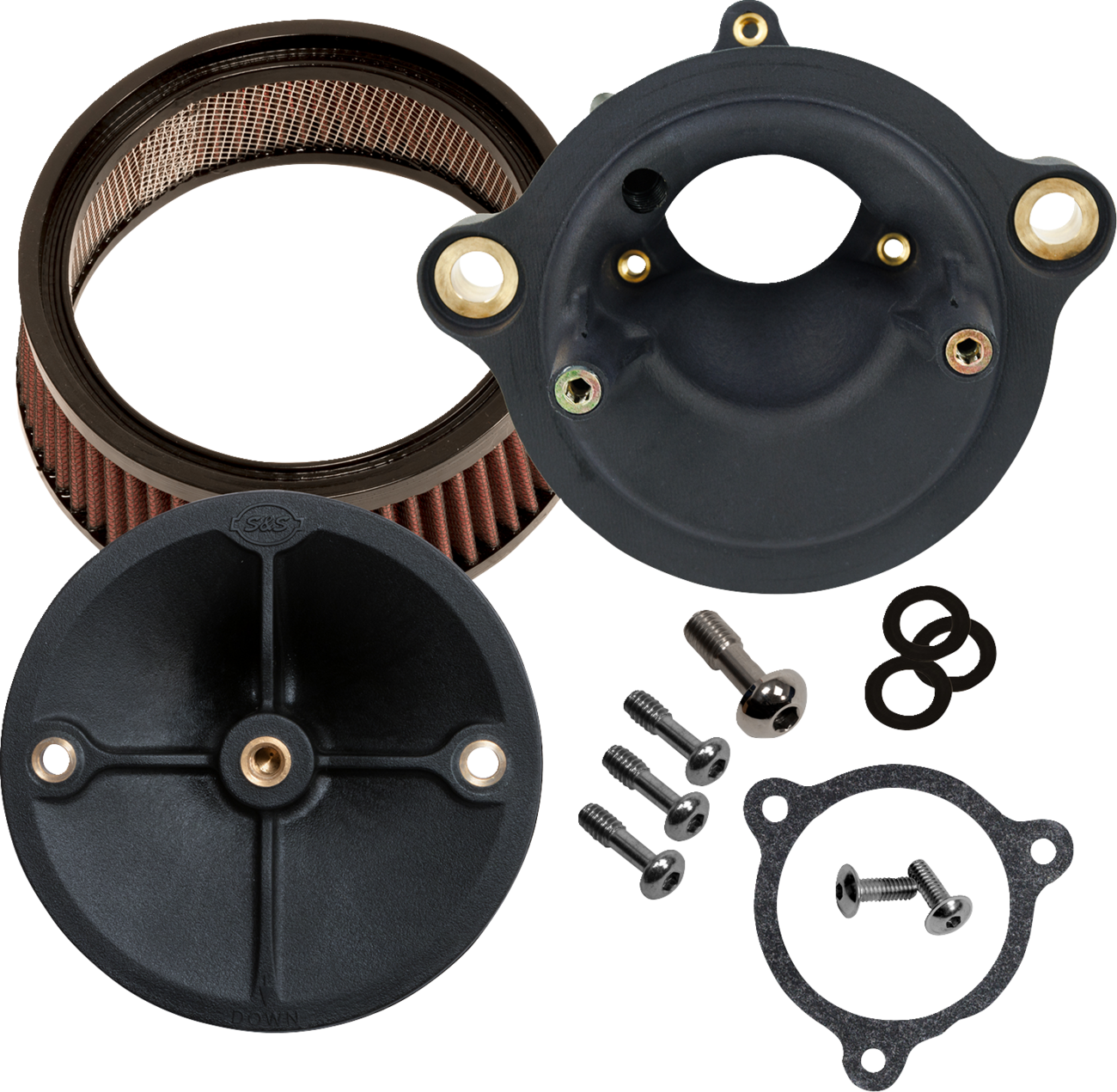 S&S Cycle Super Stock™ Stealth Air Cleaner Kit - 170-0803 — image 2