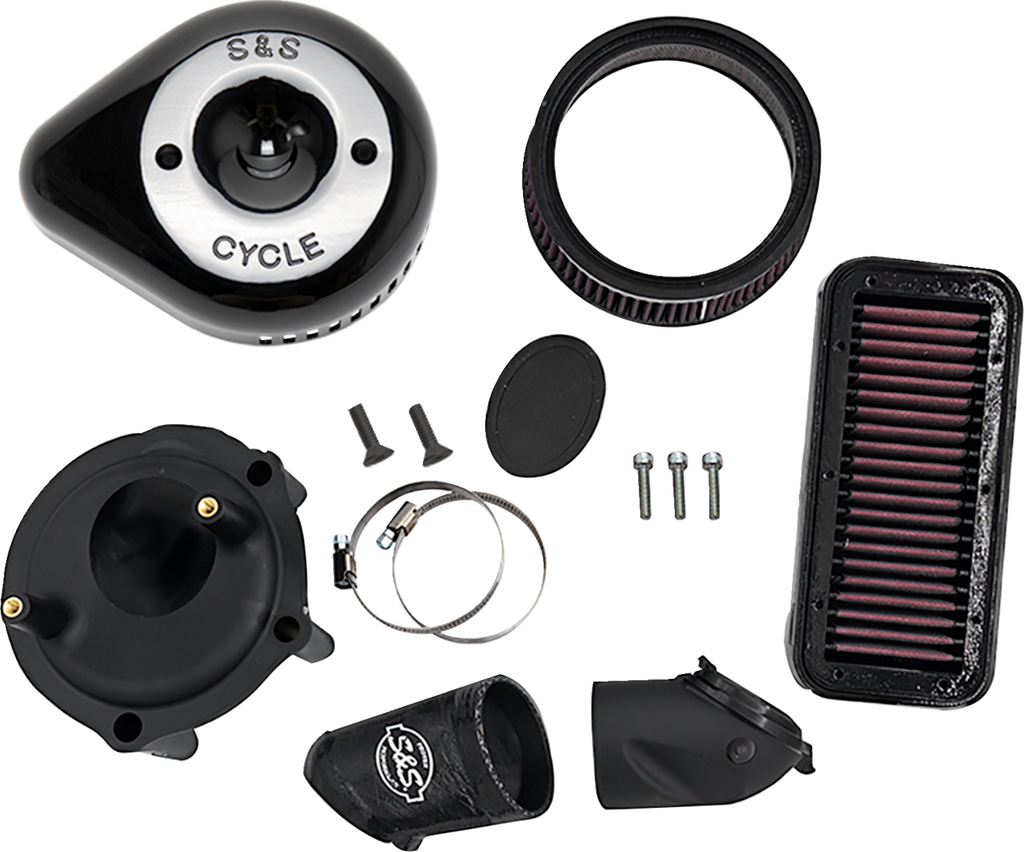 S&S CYCLE Stealth Air Cleaner Kit with Cover - Chrome - Indian 170-0827 — image 2