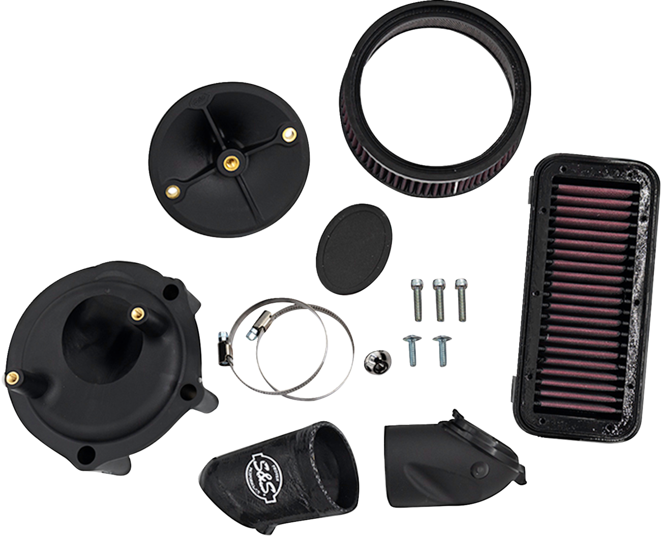 S&S CYCLE Stealth Air Cleaner Kit without Cover - Indian 170-0828 — image 1