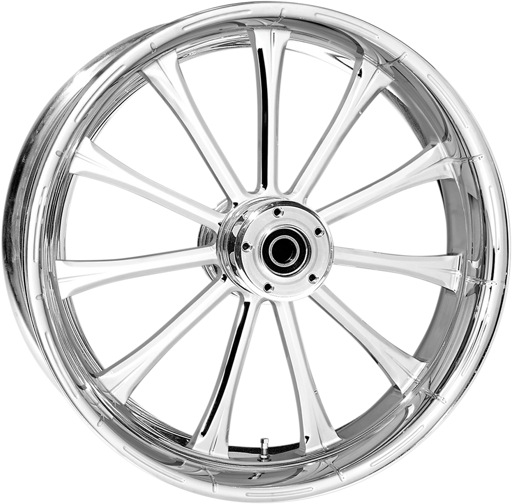 RC COMPONENTS Wheel - Exile - Rear - Single Disc/with ABS - Chrome - 18x5.5 18550-9210A-122 — image 1