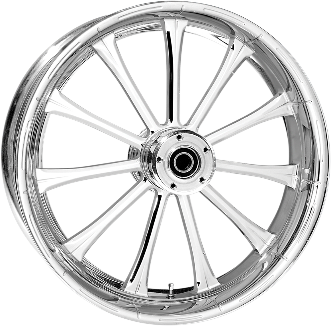 RC COMPONENTS Wheel - Exile - Rear - Single Disc/with ABS - Chrome - 18x5.5 18550-9210A-122 — image 1