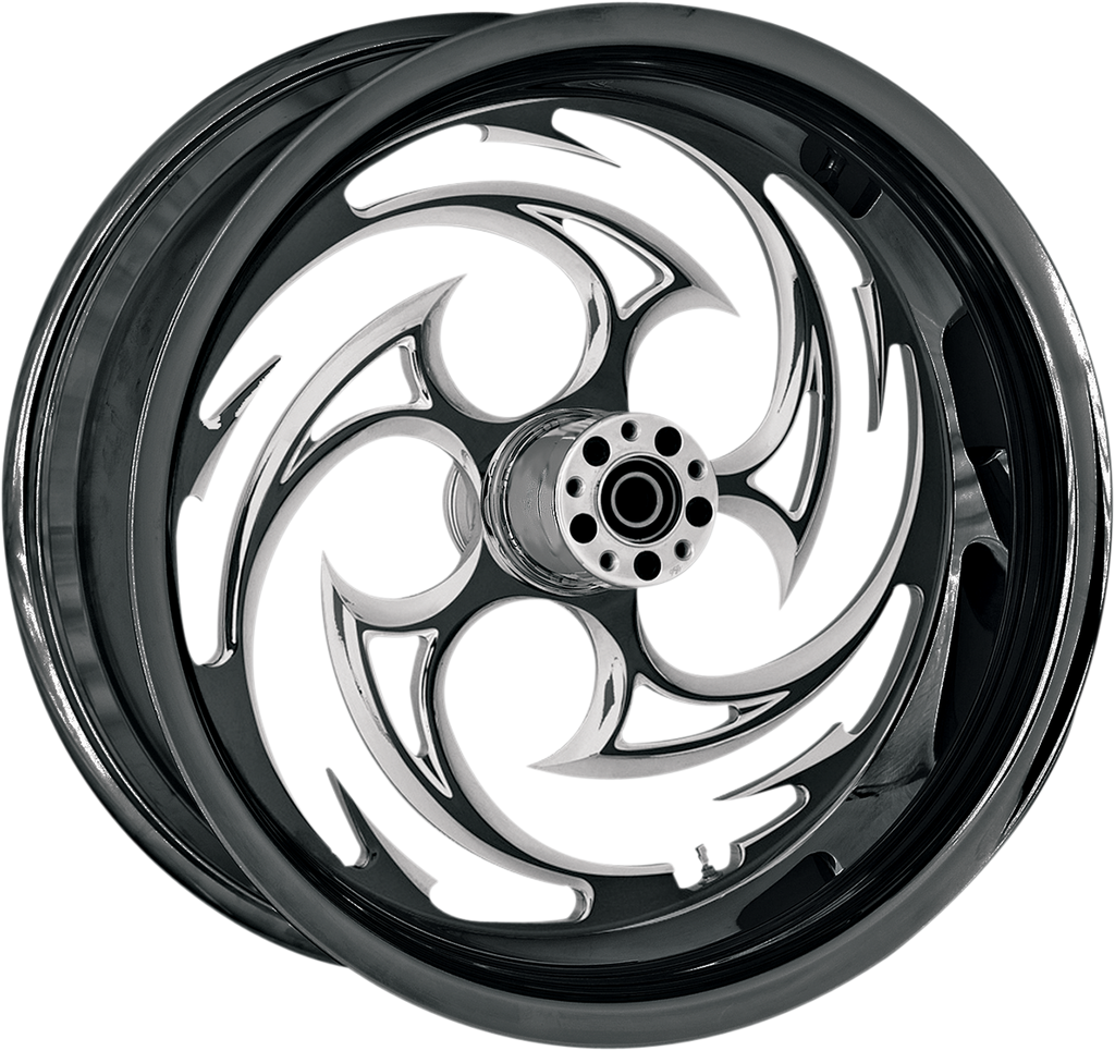 RC COMPONENTS Wheel - Savage Eclipse - Rear - Single Disc/with ABS - Black Eclipse - 18x5.50 - '09-'23 FL 18550-9210A-85E — image 1