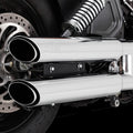 Vance & Hines Twin Slash 3" Slip-ons - Scout – Chrome – 18323 — manufacturer image 1