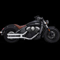Vance & Hines Twin Slash 3" Slip-ons - Scout – Black – 48323 — manufacturer image 1