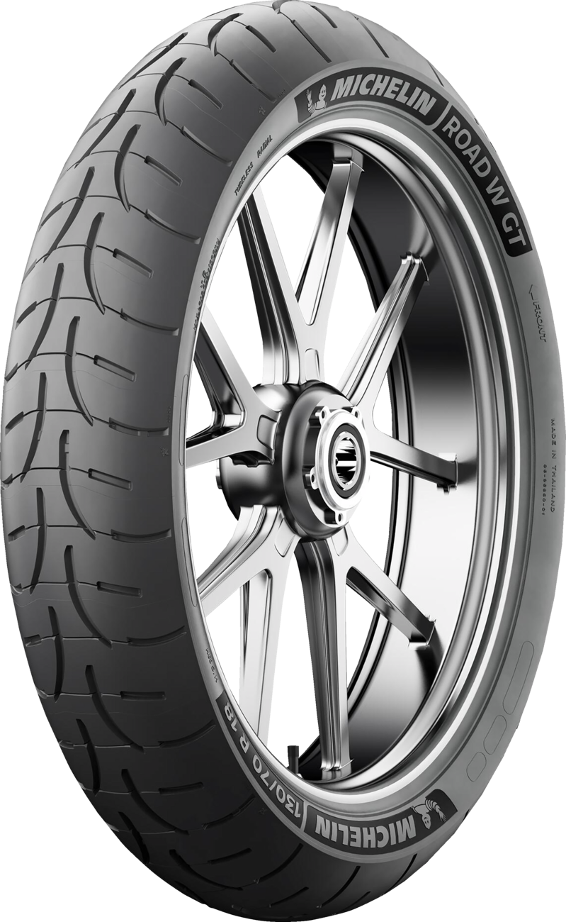 MICHELIN Tire - Road W GT - Front - 130/70R18 - 63H 18806 — image 1