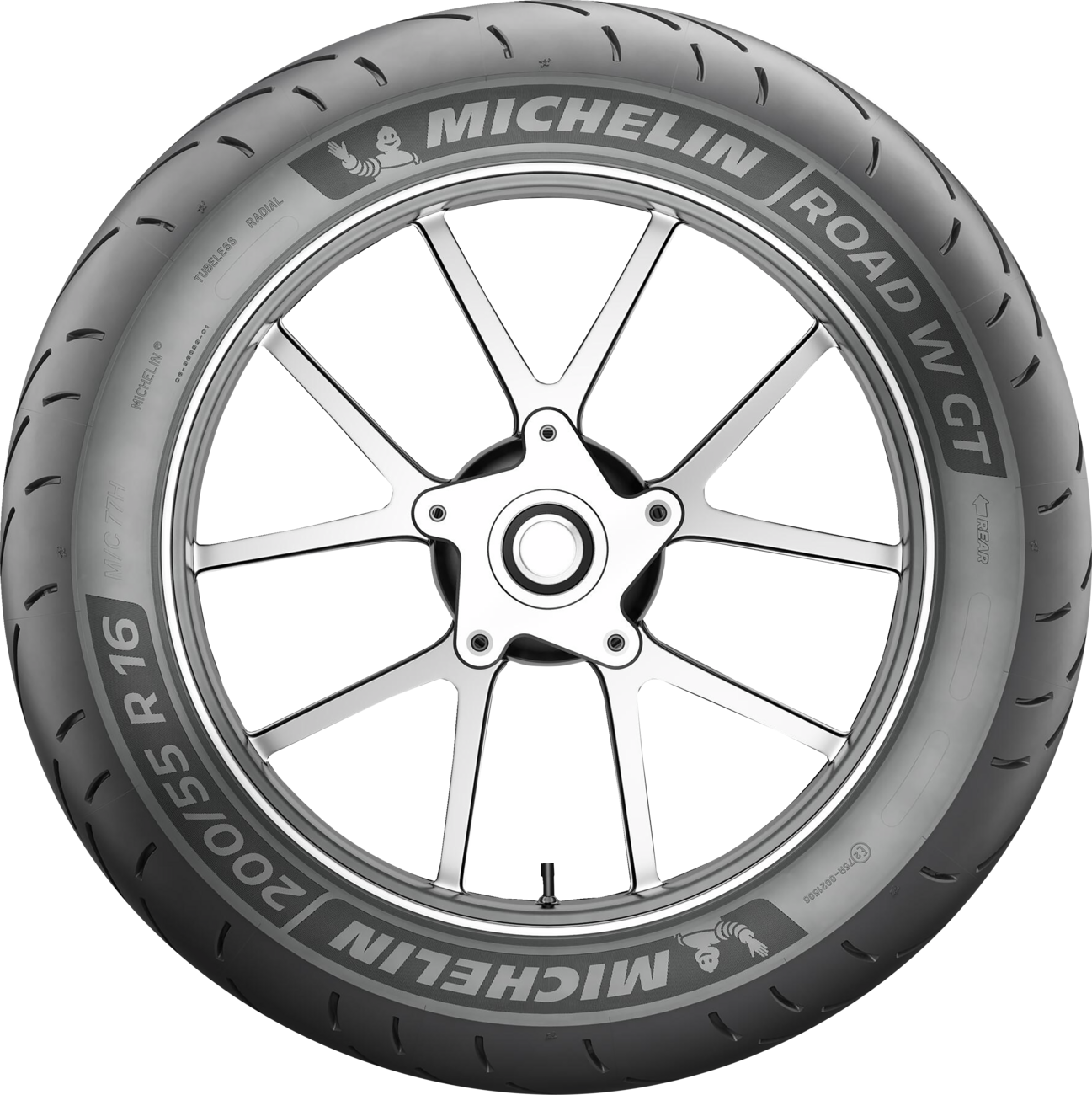 MICHELIN Tire - Road W GT - Front - 130/70R18 - 63H 18806 — image 2