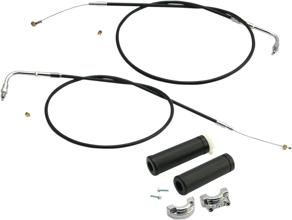 S&S CYCLE Dual-Cable Throttle Assembly Kit - 48" - E&G Carbs 19-0449 — image 1