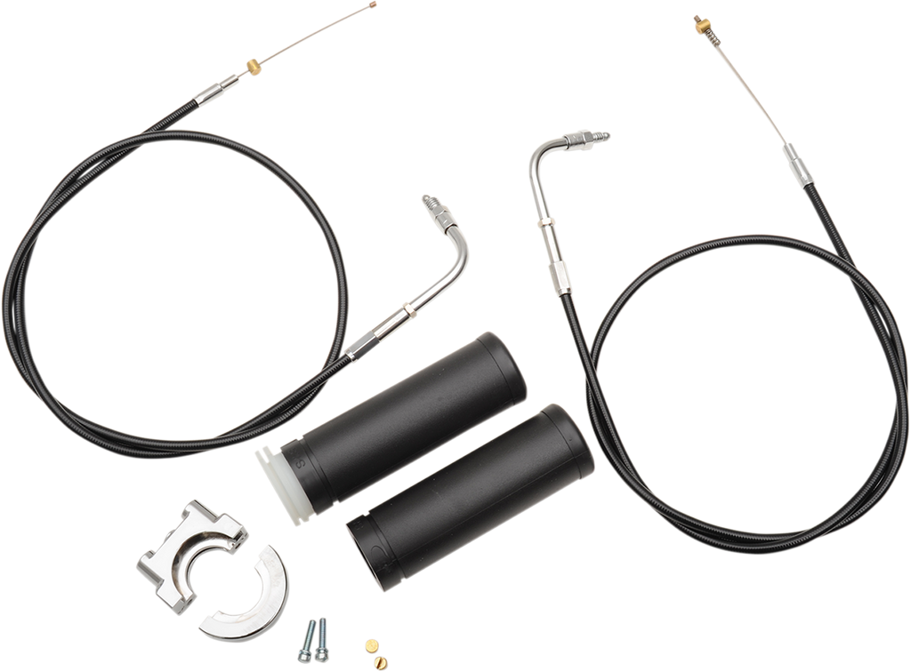 S&S CYCLE Dual-Cable Throttle Assembly Kit - 48" - E&G Carbs 19-0449 — image 2