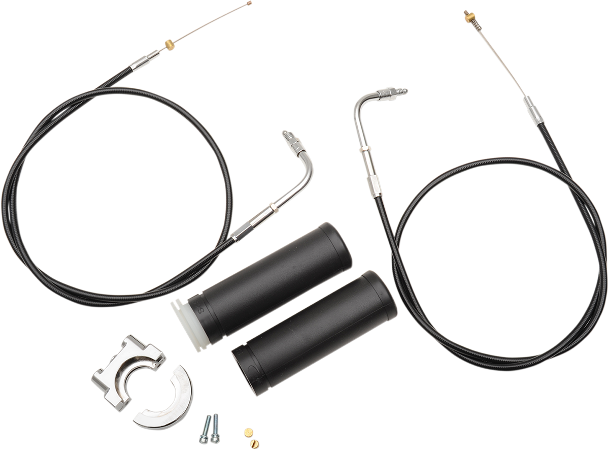 S&S CYCLE Dual-Cable Throttle Assembly Kit - 42" - E&G Carbs 19-0482 — image 2