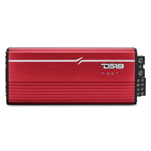 DS18 FRP-4K4/RD Compact 4-Channel Full-Range Class-D Amplifier | 4000W RMS - Red — image 1