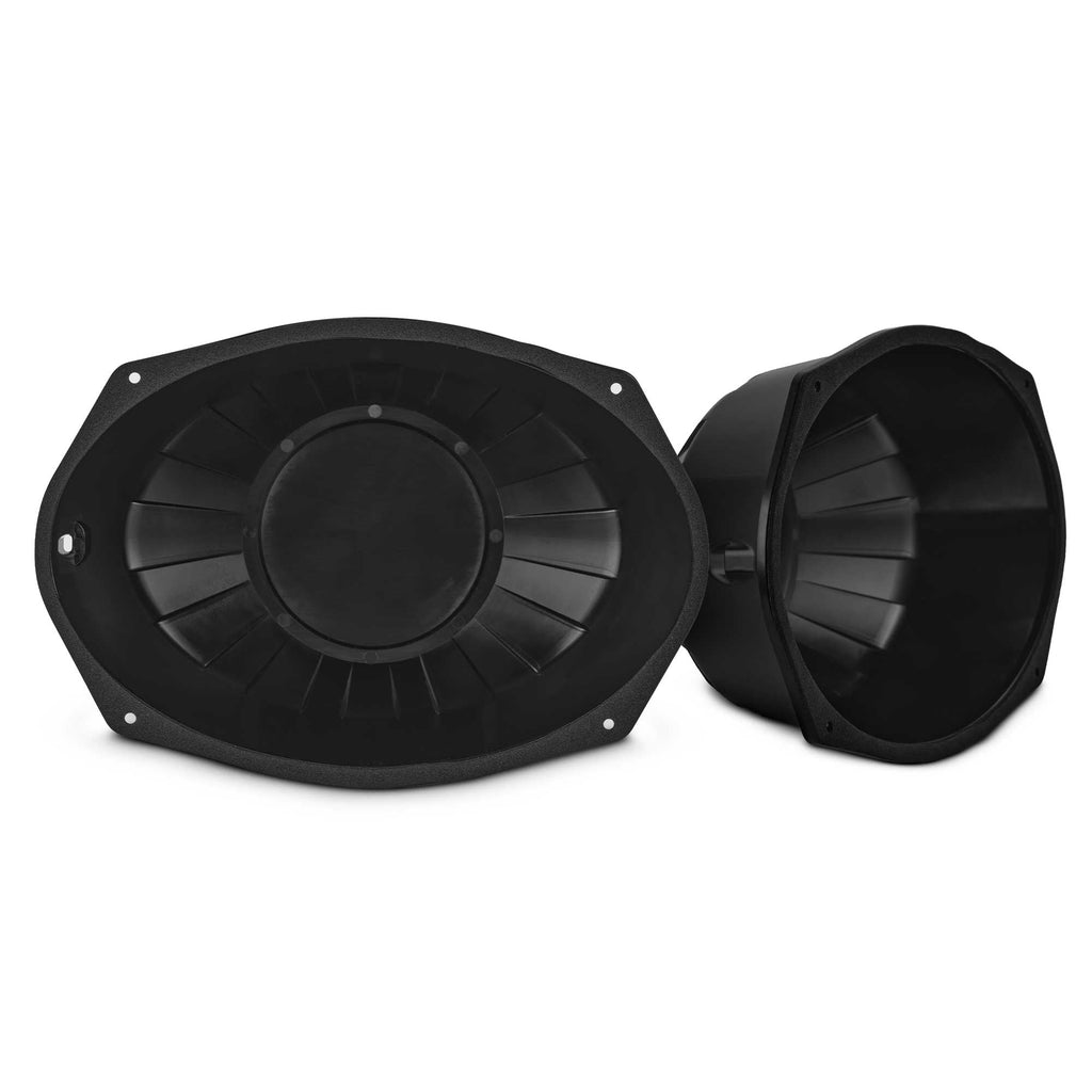 DS18 RY-HD69BAFFLE Universal 6x9” Sealed Enclosures with Gasket – Fits Harley-Davidson Fairings, Saddlebags, Doors & Custom Panels — image 1