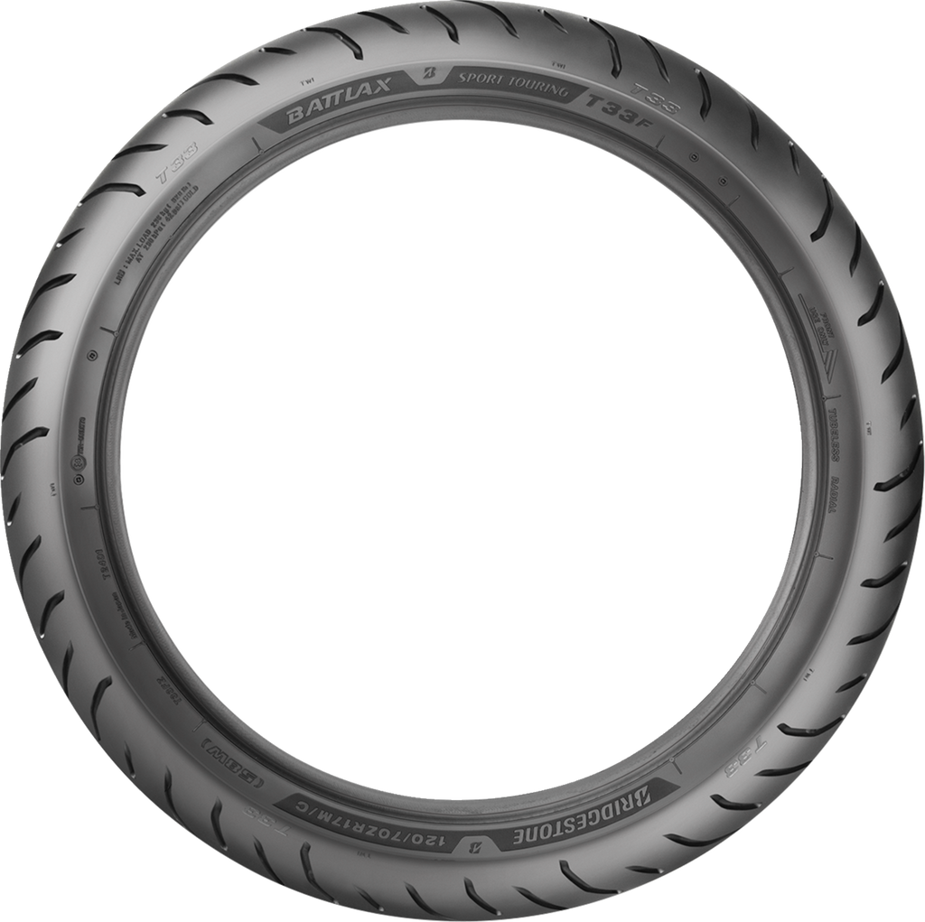 BRIDGESTONE Tire - T33 - Front - 120/70ZR18 - 59W 20067 — image 3