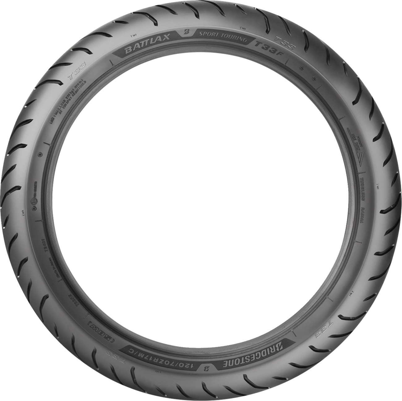BRIDGESTONE Tire - T33 - Front - 120/70R19 - 60V 20070 — image 7