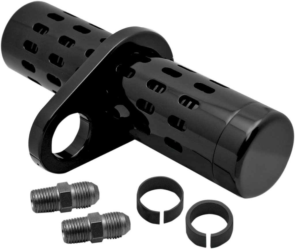 PRO-ONE PERF.MFG. Oil Cooler Kit - No Gauge - Black - 1" - 1-1/4" — image 1