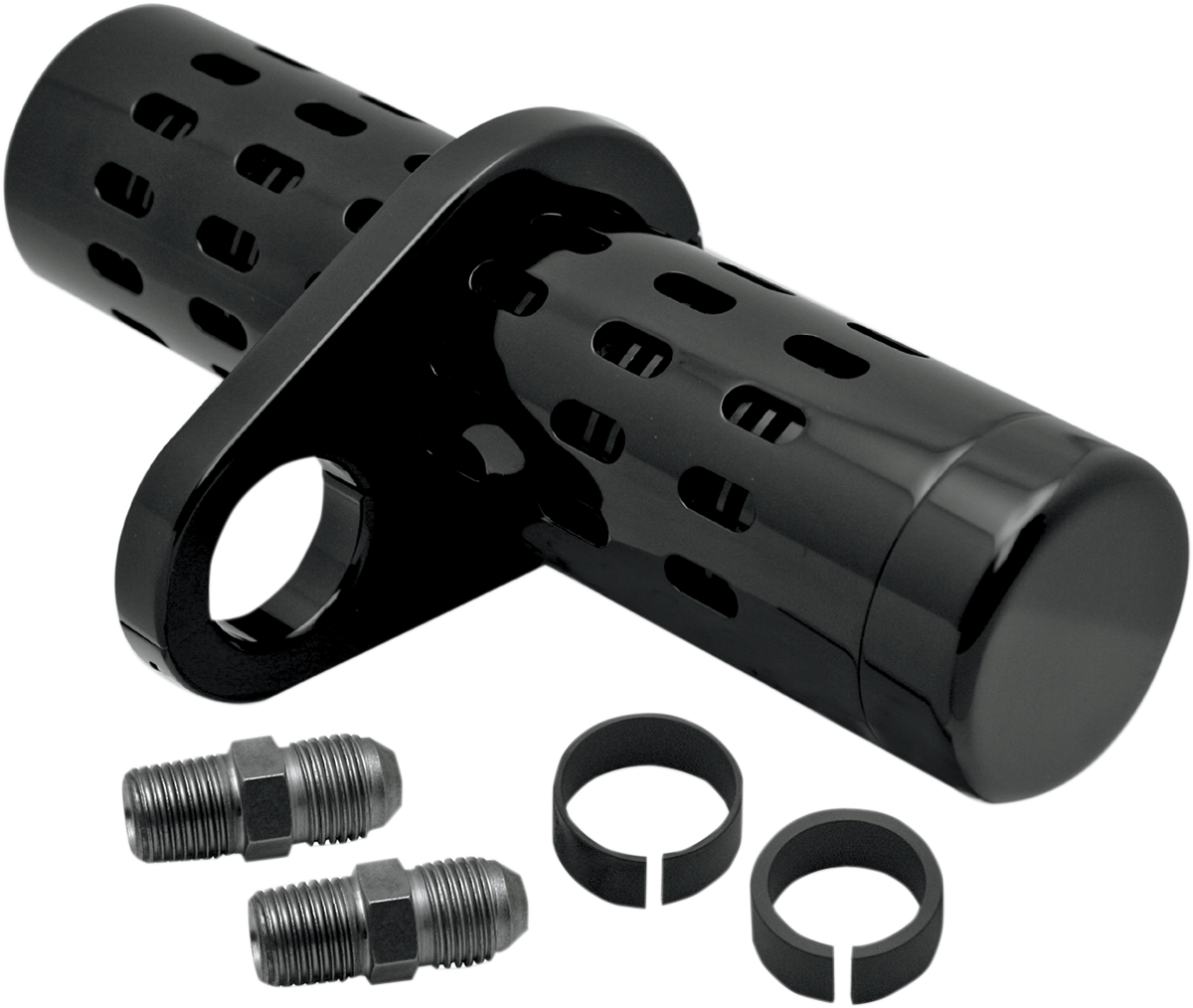 PRO-ONE PERF.MFG. Oil Cooler Kit - No Gauge - Black - 1" - 1-1/4" — image 1
