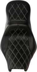 DANNY GRAY Airhawk Weekday 2Up XL Seat - no Backrest Receptacle - Double Diamond Stitch - Air - XL '08-'23 21-411DIAAIR — image 1
