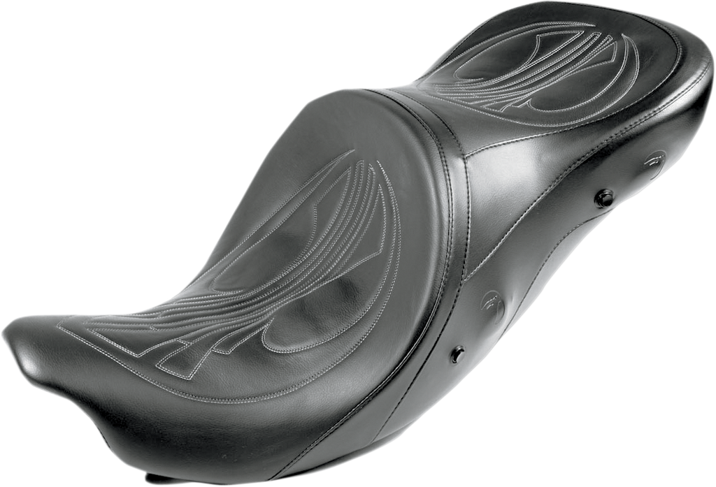 DANNY GRAY Longhaul 2Up Seat - Double Diamond w/ Charcoal Gray Thread - FL '08-'23 21-412DIAAIR — image 2