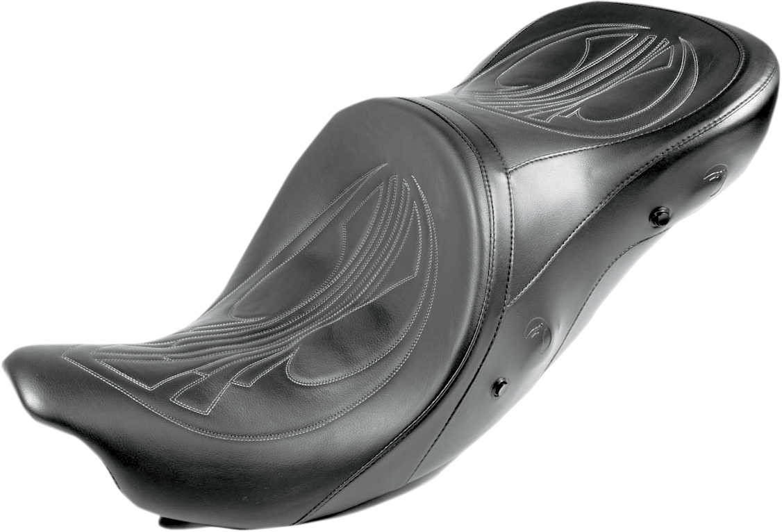 DANNY GRAY Longhaul 2Up Seat - Double Diamond w/ Charcoal Gray Thread - FL '08-'23 21-412DIAAIR — image 2