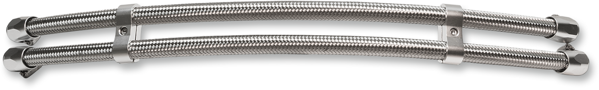 JAGG OIL COOLERS Oil Hose Upgrade Kit - Stainless Steel - 3' — image 2
