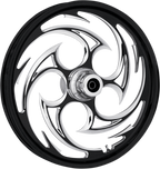 RC COMPONENTS Wheel - Savage Eclipse - Front - Single Disc/with ABS - Black Eclipse - 21x2.15 - '07-'10 FXST 21215-9927-85E — image 1