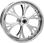 RC COMPONENTS Wheel - Majestic - Front - Dual Disc/without ABS - Chrome - 21x3.5 - '00-'07 FLT 21350-9017-102C — image 1