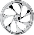 RC COMPONENTS Wheel - Drifter - Front - Dual Disc/without ABS - Chrome - 21x3.5 - '08-'23 FLT 21350-9031-101C — image 1
