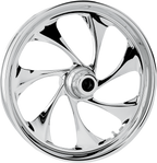 RC COMPONENTS Wheel - Drifter - Front - Dual Disc/without ABS - Chrome - 21x3.5 - '08-'23 FLT 21350-9031-101C — image 1