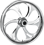 RC COMPONENTS Wheel - Recoil - Front - Dual Disc/without ABS - Chrome - 21x3.5 - '08-'13 FLT 21350-9031-105C — image 1