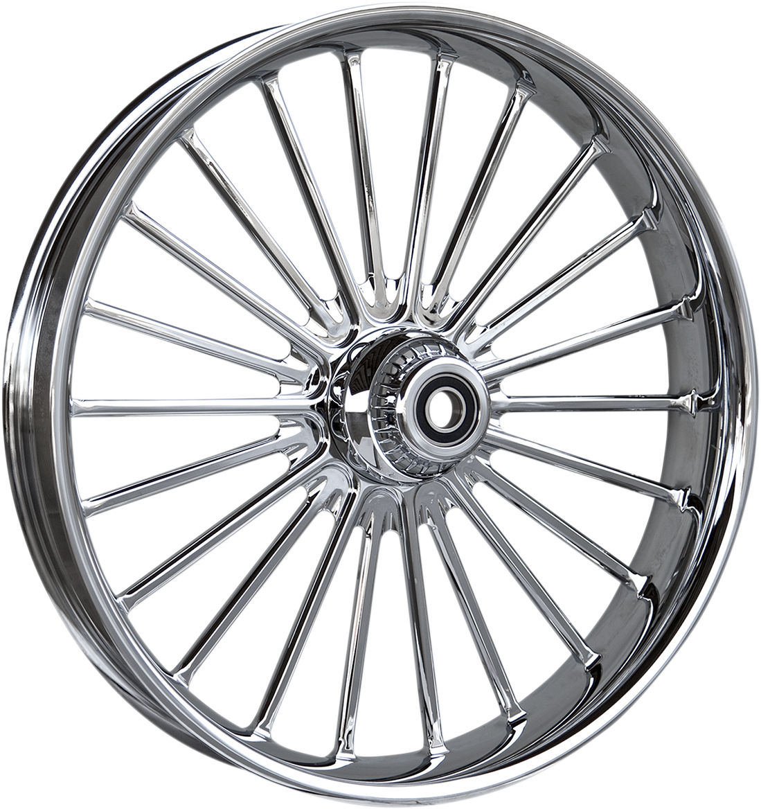 RC COMPONENTS Wheel - Illusion - Front - Dual Disc/without ABS - Chrome - 21x3.5 21350-9031-126C — image 1