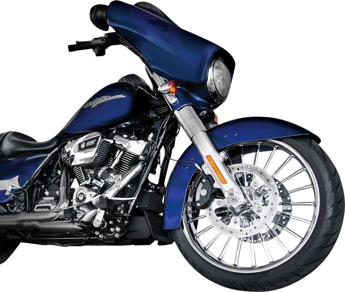 RC COMPONENTS Wheel - Illusion - Front - Dual Disc/without ABS - Chrome - 21x3.5 21350-9031-126C — image 2