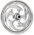 RC COMPONENTS Wheel - Savage - Front - Dual Disc/without ABS - Chrome - 21x3.5 - '08-'13 FLT 21350-9031-85C — image 1