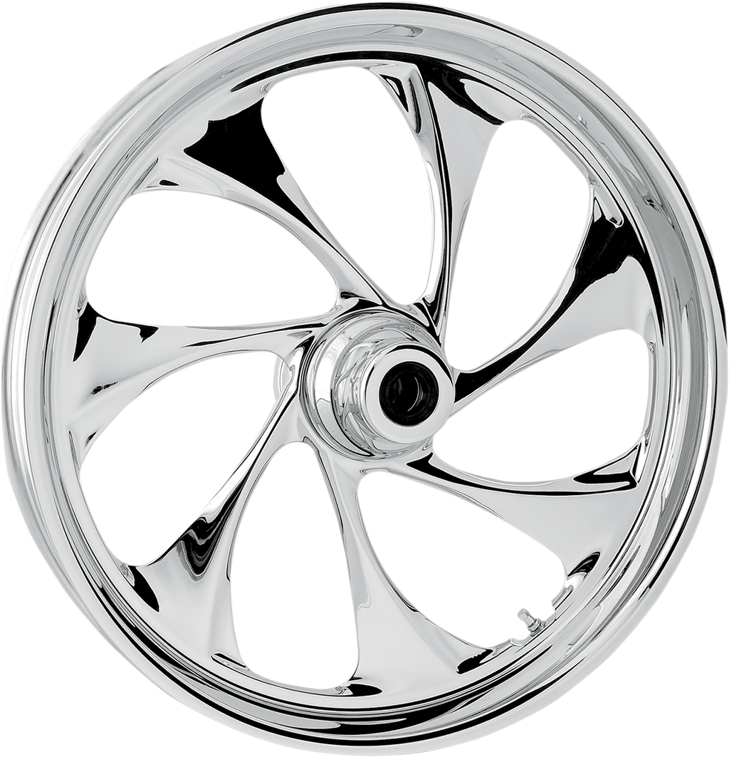 RC COMPONENTS Wheel - Drifter - Front - Dual Disc/without ABS - Chrome - 21x3.5 - '00-'07 FLT 21350-9917-101C — image 1
