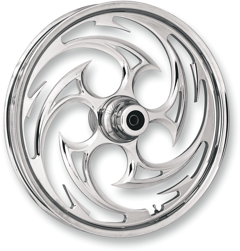 RC COMPONENTS Wheel - Majestic - Front - Dual Disc/with ABS - Chrome - 21x3.50 - 14-'23 FLT — image 2