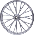 RC COMPONENTS Wheel - Dynasty - Front - Dual Disc/with ABS - Chrome - 21x3.5 - FLH — image 1