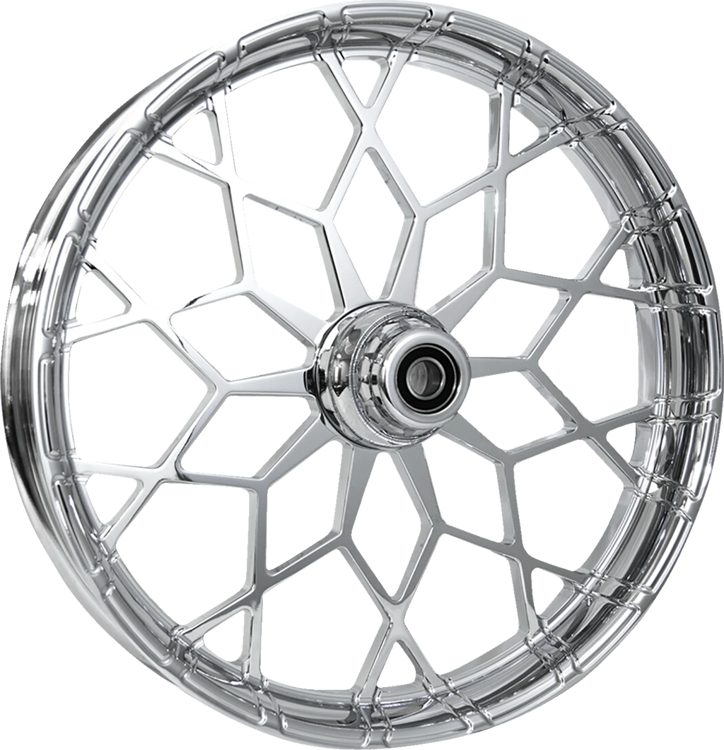 RC COMPONENTS Wheel - Phenom - Front - Dual Disc/with ABS - Chrome - 21x3.5 - FLH — image 1