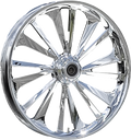 RC COMPONENTS Wheel - Dillinger - Front - Dual Disc/with ABS - Chrome - 21x3.5 - FLH — image 1