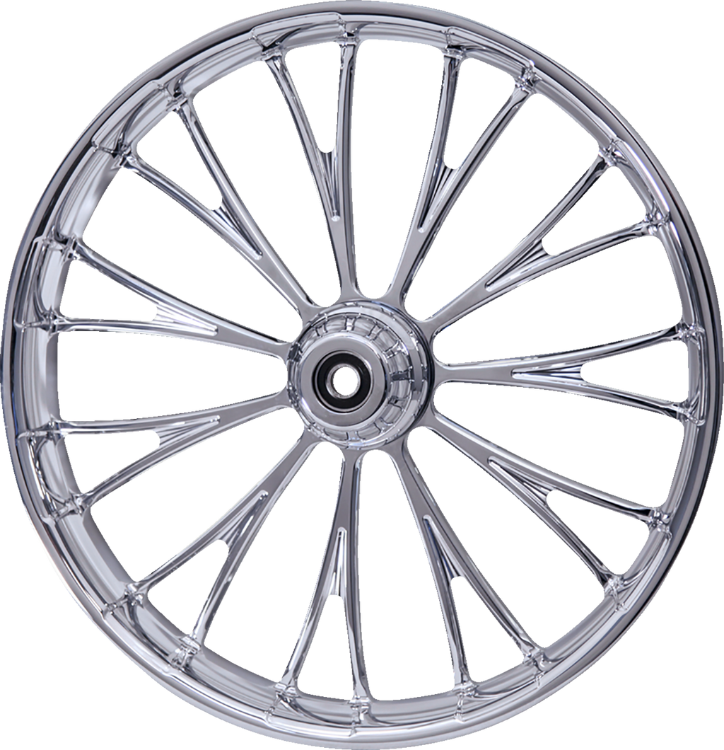 RC COMPONENTS Wheel - Dynasty - Front - Dual Disc/without ABS - Chrome - 21x3.5 - FLH — image 1
