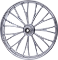 RC COMPONENTS Wheel - Dynasty - Front - Dual Disc/without ABS - Chrome - 21x3.5 - FLH — image 1