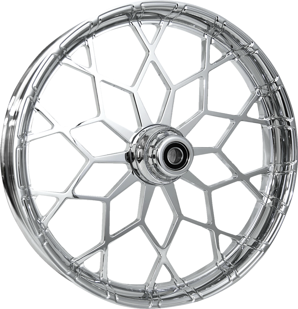 RC COMPONENTS Wheel - Phenom - Front - Dual Disc/without ABS - Chrome - 21x3.5 - FLH — image 1