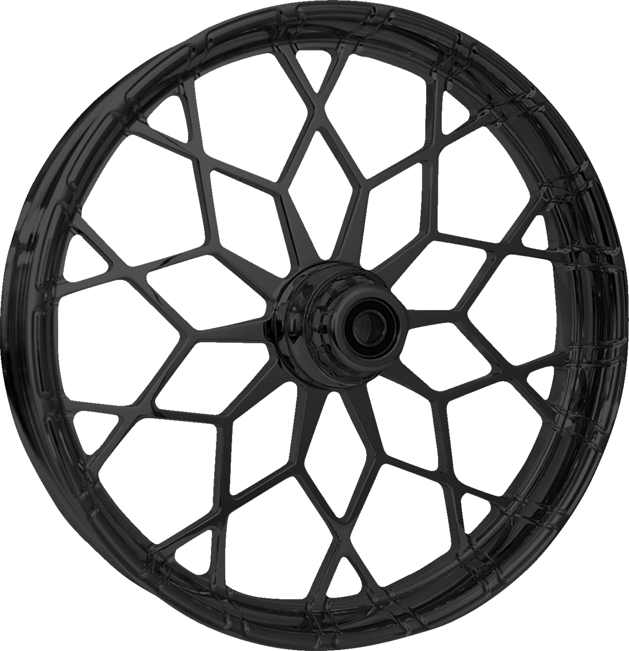 RC COMPONENTS Wheel - Phenom - Front - Single Disc/with ABS - Black - 21x3.5 - FLH — image 1