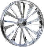 RC COMPONENTS Wheel - Dillinger - Front - Single Disc/with ABS - Chrome - 21x3.5 - FLH — image 2