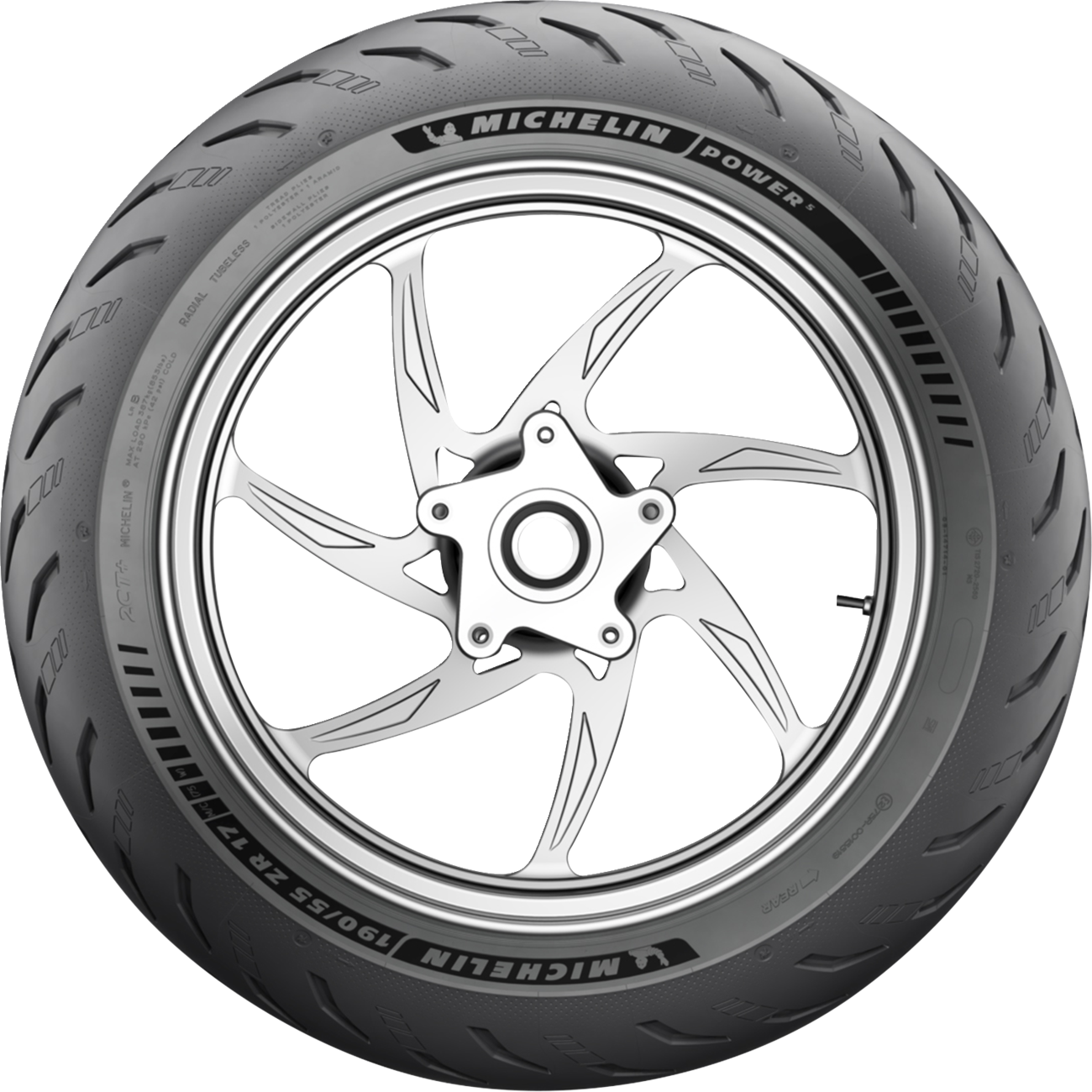 MICHELIN Tire - Power 5 - Rear - 190/55ZR17 - (75W) 21837 — image 3
