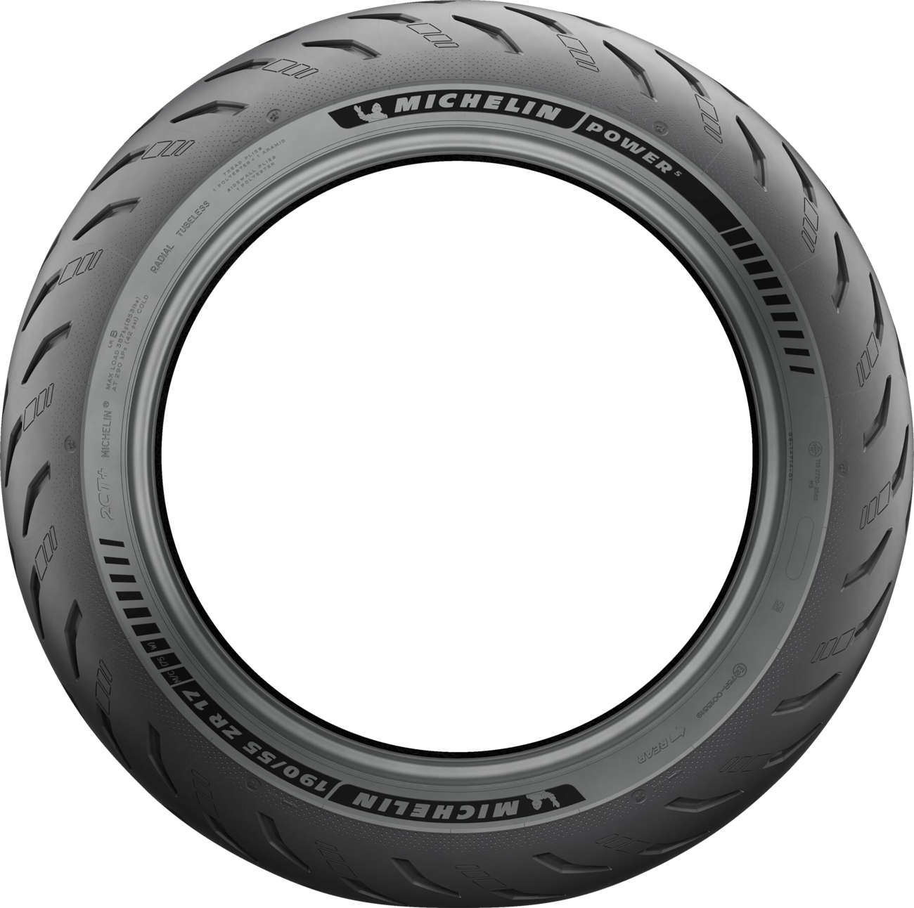 MICHELIN Tire - Power 5 - Rear - 190/55ZR17 - (75W) 21837 — image 6