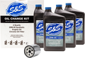 S&S CYCLE Oil Change Kit - Chrome Filter - '99-'17 Twin Cam - 4 US quarts 218942 — image 1