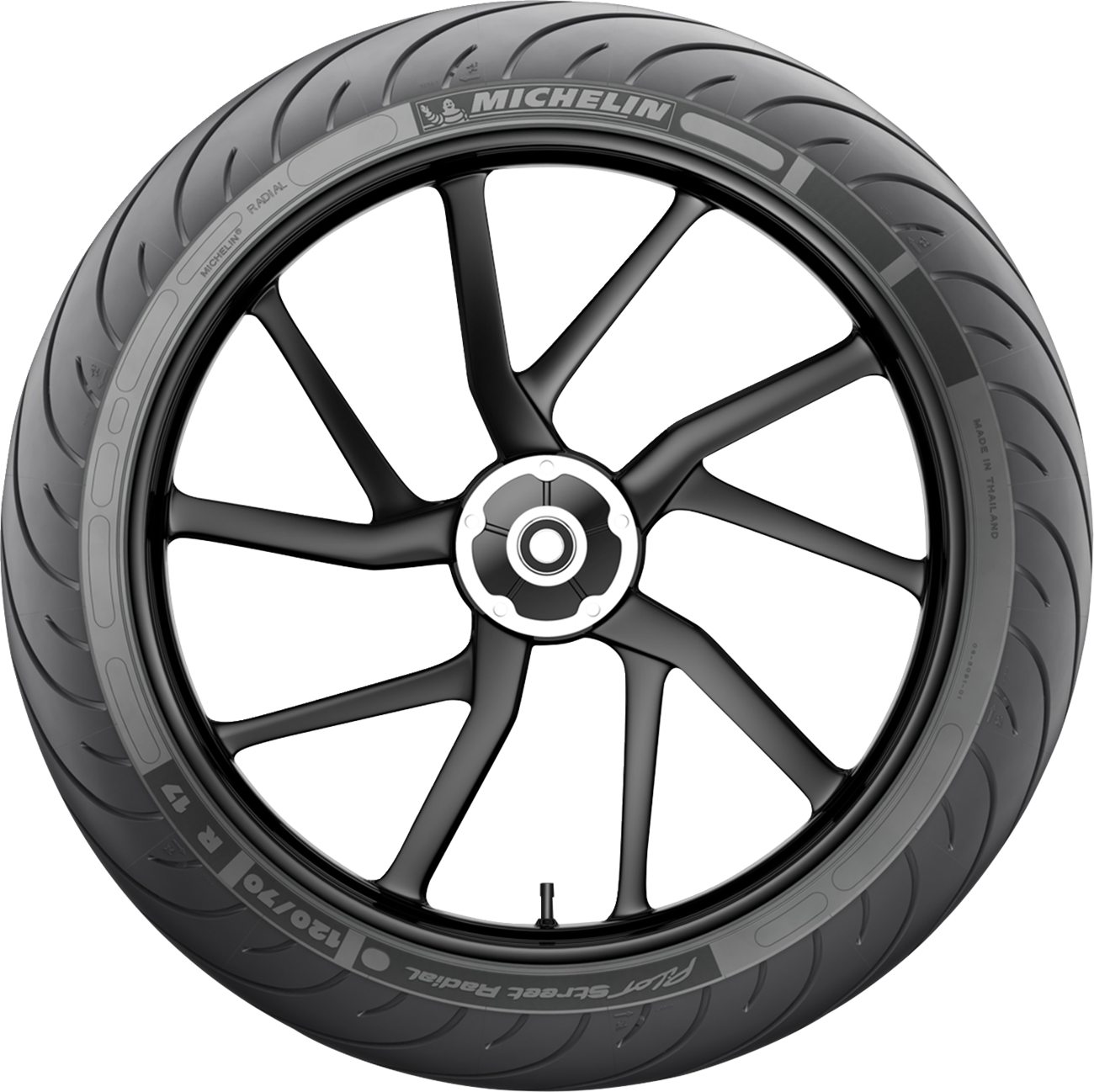 MICHELIN Tire - Pilot Street Radial - Front - 110/70R17 - 54H 23127 — image 3