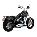 Vance & Hines Big Radius 2-2 - Dyna – Chrome – 26081 — manufacturer image 1