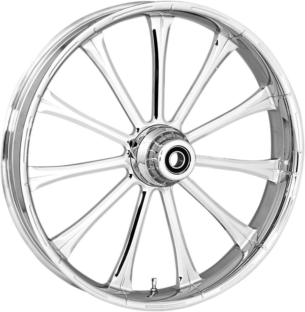 RC COMPONENTS Wheel - Exile - Front - Dual Disc/with ABS - Chrome - 23x3.75 233759031A14122 — image 1
